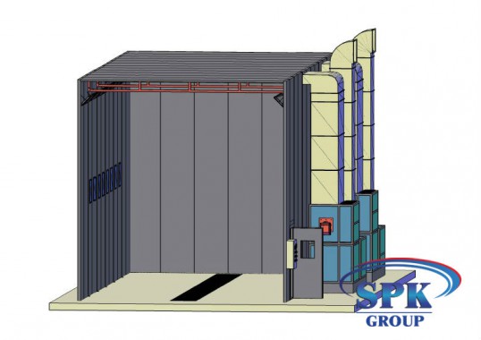 Покрасочная камера для металла SPK 12.5.5 Покрасочная камера для металла SPK 12.5.5