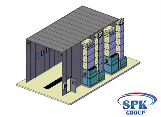 Покрасочная камера для металла SPK 12.5.5 Покрасочная камера для металла SPK 12.5.5