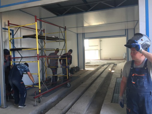 Проходная моечная камера 