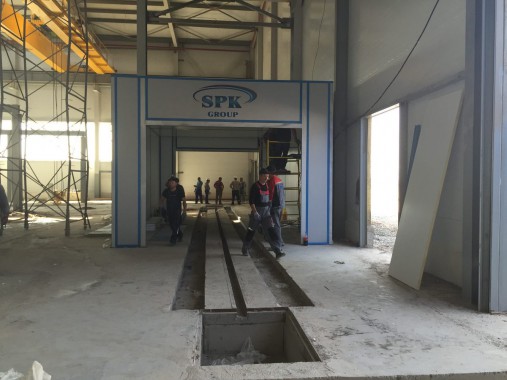 Проходная моечная камера 