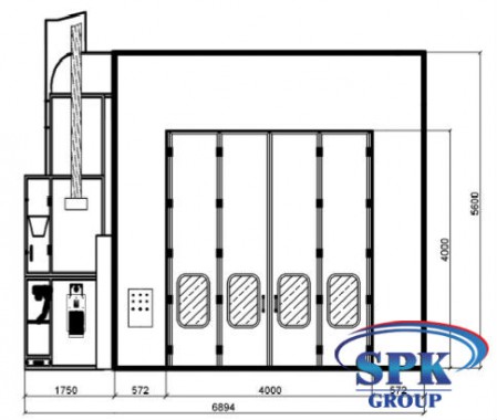 КАМЕРА ОКРАСОЧНО-СУШИЛЬНАЯ ДЛЯ КРАНОВ И КРУПНОГАБАРИТНЫХ МЕТАЛЛОКОНСТРУКЦИЙ SPK-15.5.5 РОССИЯ КАМЕРА ОКРАСОЧНО-СУШИЛЬНАЯ ДЛЯ КРАНОВ И КРУПНОГАБАРИТНЫХ МЕТАЛЛОКОНСТРУКЦИЙ SPK-15.5.5 РОССИЯ