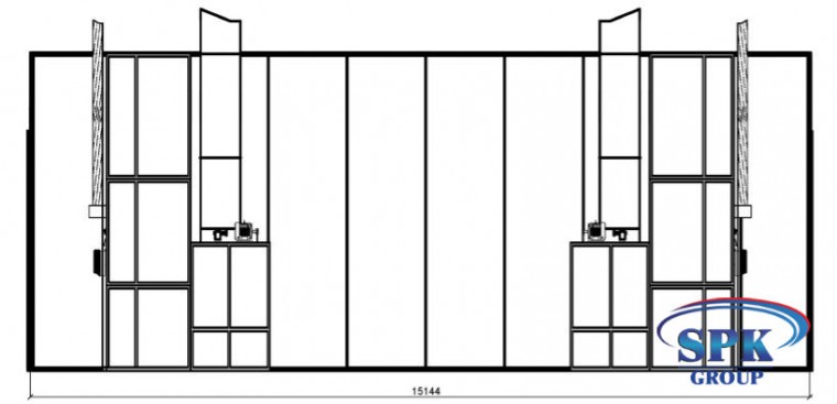 КАМЕРА ОКРАСОЧНО-СУШИЛЬНАЯ ДЛЯ КРАНОВ И КРУПНОГАБАРИТНЫХ МЕТАЛЛОКОНСТРУКЦИЙ SPK-15.5.5 РОССИЯ КАМЕРА ОКРАСОЧНО-СУШИЛЬНАЯ ДЛЯ КРАНОВ И КРУПНОГАБАРИТНЫХ МЕТАЛЛОКОНСТРУКЦИЙ SPK-15.5.5 РОССИЯ