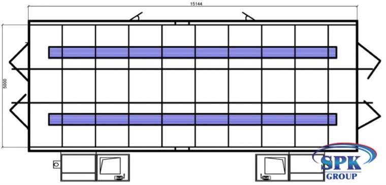 КАМЕРА ОКРАСОЧНО-СУШИЛЬНАЯ ДЛЯ КРАНОВ И КРУПНОГАБАРИТНЫХ МЕТАЛЛОКОНСТРУКЦИЙ SPK-15.5.5 РОССИЯ КАМЕРА ОКРАСОЧНО-СУШИЛЬНАЯ ДЛЯ КРАНОВ И КРУПНОГАБАРИТНЫХ МЕТАЛЛОКОНСТРУКЦИЙ SPK-15.5.5 РОССИЯ