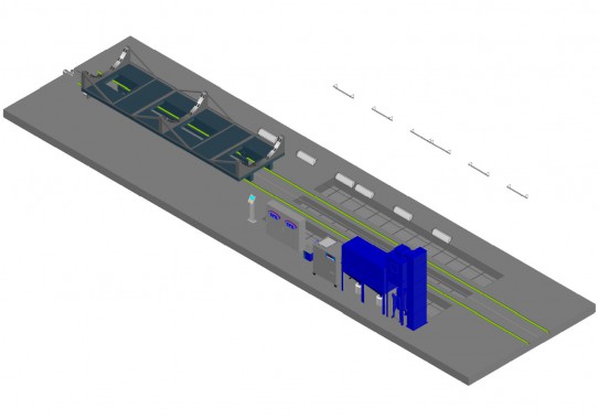 Дробеструйная камера тупикового типа SPK-16.6.6 Дробеструйная камера тупикового типа SPK-16.6.6