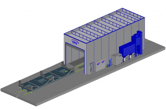 Дробеструйная камера тупикового типа SPK-16.6.6 Дробеструйная камера тупикового типа SPK-16.6.6