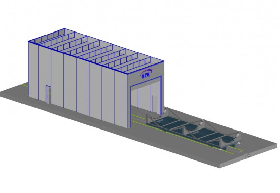 Дробеструйная камера тупикового типа SPK-16.6.6 Дробеструйная камера тупикового типа SPK-16.6.6