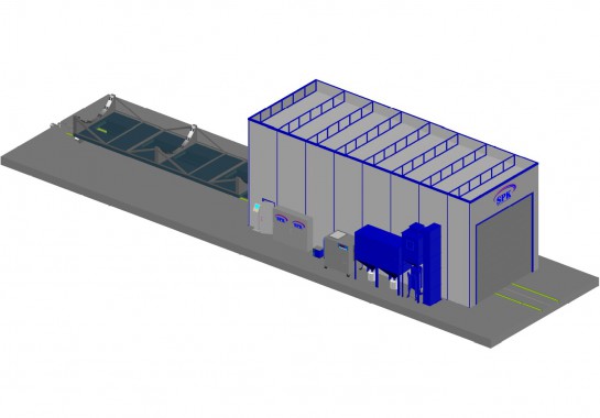Дробеструйная камера тупикового типа SPK-16.6.6 Дробеструйная камера тупикового типа SPK-16.6.6