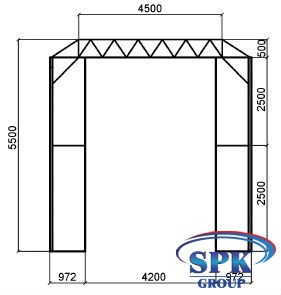 Окрасочно-сушильная камера для металлоконструкций SPK-12.6.5 Россия Окрасочно-сушильная камера для металлоконструкций SPK-12.6.5 Россия