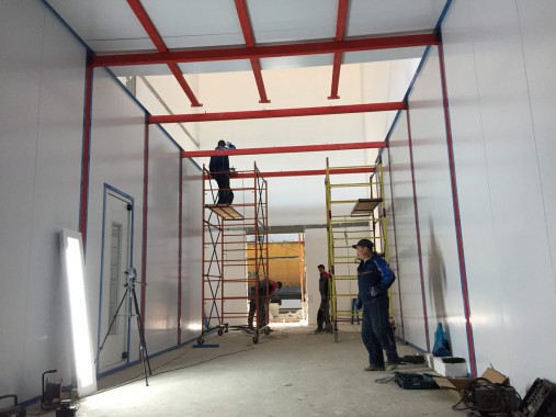 Камера для хранения и смешивания красок. Завод по производству дизельных двигателей Gevo для локомотивов, г. Астана (Казахстан) Камера для хранения и смешивания красок. Завод по производству дизельных двигателей Gevo для локомотивов, г. Астана (Казахстан)