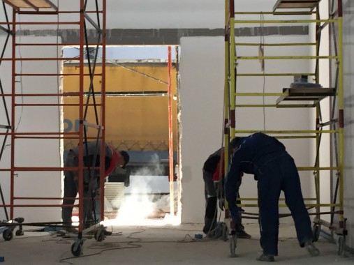 Камера для хранения и смешивания красок. Завод по производству дизельных двигателей Gevo для локомотивов, г. Астана (Казахстан) Камера для хранения и смешивания красок. Завод по производству дизельных двигателей Gevo для локомотивов, г. Астана (Казахстан)