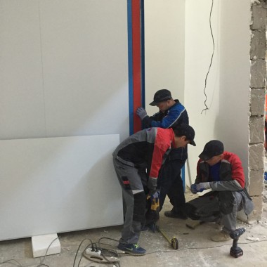 Камера для хранения и смешивания красок. Завод по производству дизельных двигателей Gevo для локомотивов, г. Астана (Казахстан) Камера для хранения и смешивания красок. Завод по производству дизельных двигателей Gevo для локомотивов, г. Астана (Казахстан)