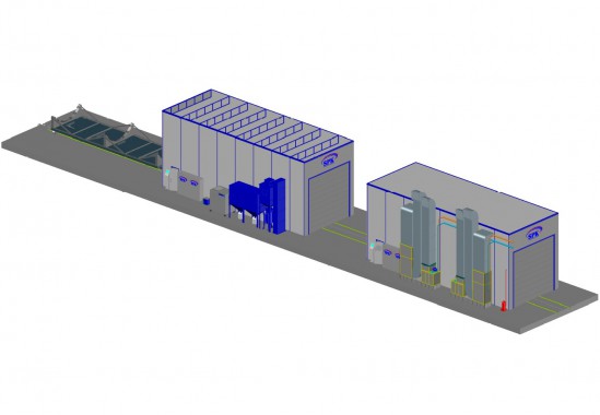 Покрасочно-сушильный комплекс для резервуаров SPK-19.6.6