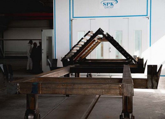 Окрасочно-сушильная камера для окраски металлоконструкций и ферм SPK 15.4.6. Италия Окрасочно-сушильная камера для окраски металлоконструкций и ферм SPK 15.4.6. Италия