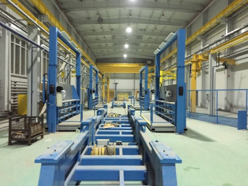 Технологическая линия на Заводе по производству дизельных двигателей GEVO