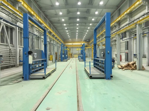 Технологическая линия на Заводе по производству дизельных двигателей GEVO