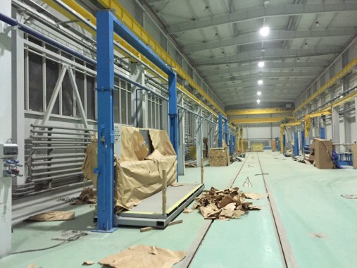 Технологическая линия на Заводе по производству дизельных двигателей GEVO