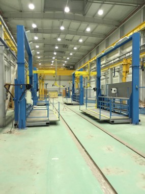 Технологическая линия на Заводе по производству дизельных двигателей GEVO