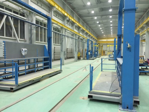 Технологическая линия на Заводе по производству дизельных двигателей GEVO