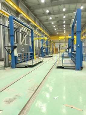 Технологическая линия на Заводе по производству дизельных двигателей GEVO