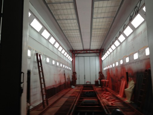 Модернизация окрасочно сушильной камеры для локомотивов SPK-22 Модернизация окрасочно сушильной камеры для локомотивов SPK-22