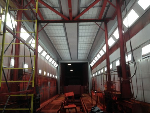 Модернизация окрасочно сушильной камеры для локомотивов SPK-22 Модернизация окрасочно сушильной камеры для локомотивов SPK-22