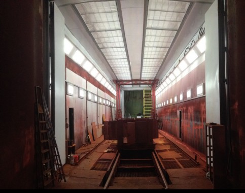 Модернизация окрасочно сушильной камеры для локомотивов SPK-22 Модернизация окрасочно сушильной камеры для локомотивов SPK-22