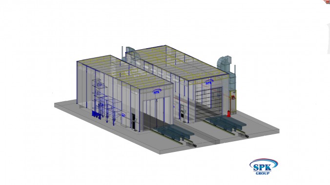 Тупиковая дробеструйная камера SPK-15.5.5 Тупиковая дробеструйная камера SPK-15.5.5