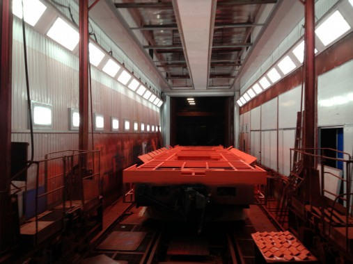 Модернизация окрасочно сушильной камеры для локомотивов SPK-22 Модернизация окрасочно сушильной камеры для локомотивов SPK-22