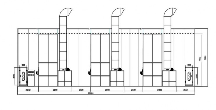 Модернизация окрасочно сушильной камеры для локомотивов SPK-22 Модернизация окрасочно сушильной камеры для локомотивов SPK-22