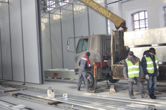 Покрасочно-сушильная камера для локомотивов для Музея РЖД г. Екатеринбург