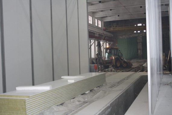 Покрасочно-сушильная камера для локомотивов для Музея РЖД г. Екатеринбург