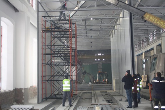 Дробеструйная камера для жд вагонов. Музей РЖД в г. Екатеринбург Дробеструйная камера для жд вагонов. Музей РЖД в г. Екатеринбург