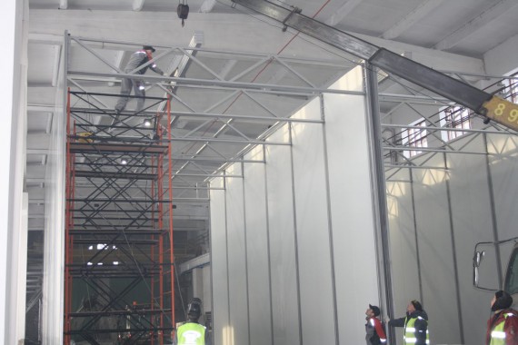 Дробеструйная камера для жд вагонов. Музей РЖД в г. Екатеринбург Дробеструйная камера для жд вагонов. Музей РЖД в г. Екатеринбург