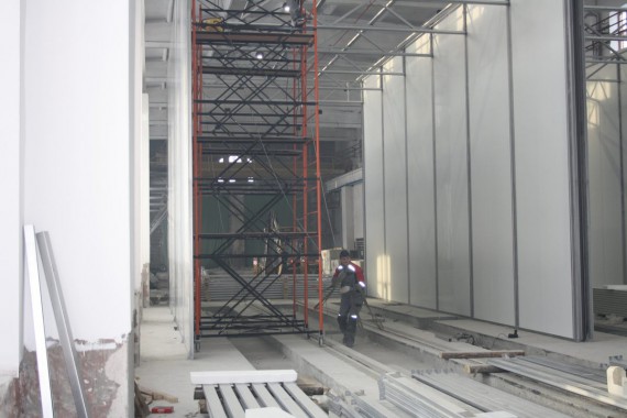 Дробеструйная камера для жд вагонов. Музей РЖД в г. Екатеринбург Дробеструйная камера для жд вагонов. Музей РЖД в г. Екатеринбург