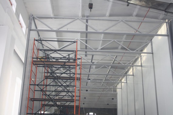 Дробеструйная камера для жд вагонов. Музей РЖД в г. Екатеринбург Дробеструйная камера для жд вагонов. Музей РЖД в г. Екатеринбург