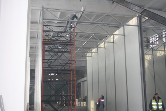 Дробеструйная камера для жд вагонов. Музей РЖД в г. Екатеринбург Дробеструйная камера для жд вагонов. Музей РЖД в г. Екатеринбург