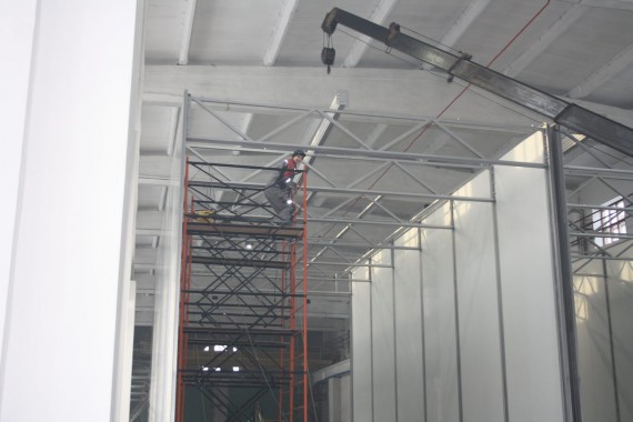 Дробеструйная камера для жд вагонов. Музей РЖД в г. Екатеринбург Дробеструйная камера для жд вагонов. Музей РЖД в г. Екатеринбург