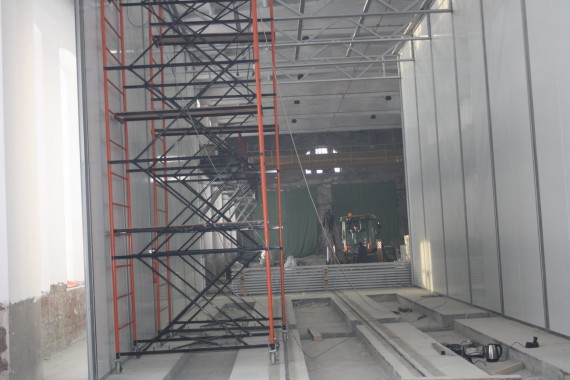 Дробеструйная камера для жд вагонов. Музей РЖД в г. Екатеринбург Дробеструйная камера для жд вагонов. Музей РЖД в г. Екатеринбург