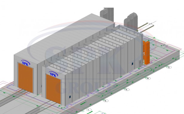 Реконструкция покрасочной и дробеструйной камеры для ж/д SPK Реконструкция покрасочной и дробеструйной камеры для ж/д SPK
