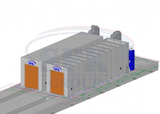 Реконструкция покрасочной и дробеструйной камеры для ж/д SPK Реконструкция покрасочной и дробеструйной камеры для ж/д SPK