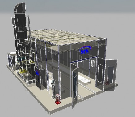 Камера окраски для нефтегазовой отрасли SPK-10.5.4