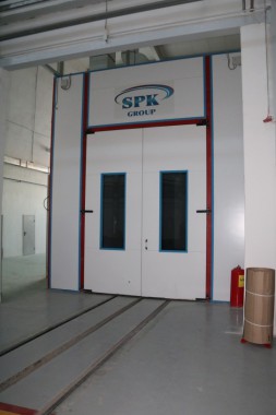 Обитаемая моечная камера. Завод по производству дизельных двигателей GEVO. Обитаемая моечная камера. Завод по производству дизельных двигателей GEVO.