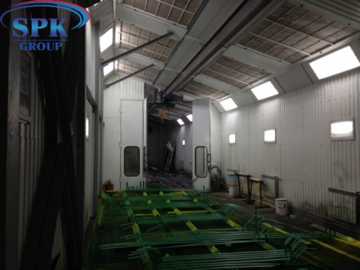 Модернизация покрасочной камеры для сварных металлоконструкций Модернизация покрасочной камеры для сварных металлоконструкций