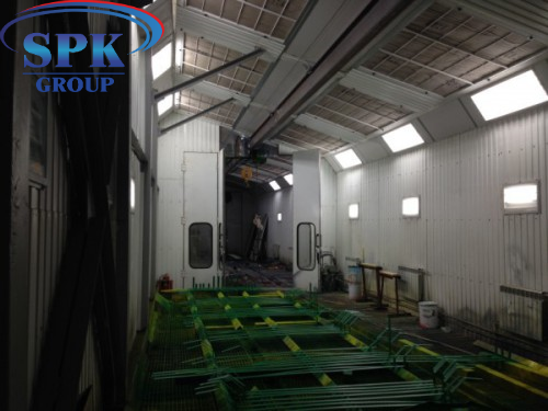 Модернизация покрасочной камеры для сварных металлоконструкций Модернизация покрасочной камеры для сварных металлоконструкций