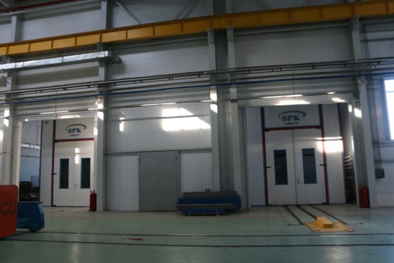 Обитаемая моечная камера. Завод по производству дизельных двигателей GEVO. Обитаемая моечная камера. Завод по производству дизельных двигателей GEVO.