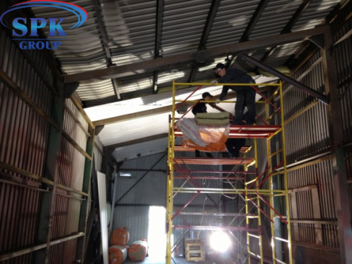 Модернизация покрасочной камеры для сварных металлоконструкций Модернизация покрасочной камеры для сварных металлоконструкций