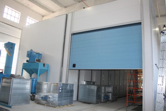 Дробеструйная камера для жд вагонов. Музей РЖД в г. Екатеринбург Дробеструйная камера для жд вагонов. Музей РЖД в г. Екатеринбург