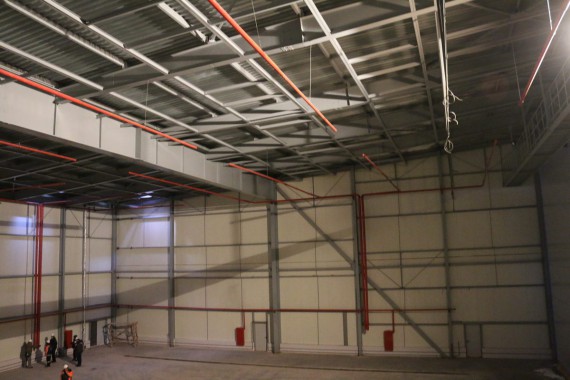 Покрасочно-сушильная камера для самолетов Airbus в Авиационно-техническом центре