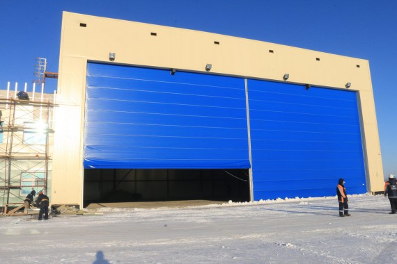 Покрасочно-сушильная камера для самолетов Airbus в Авиационно-техническом центре