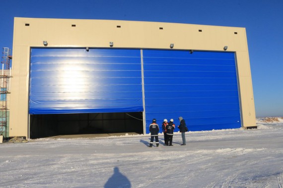 Покрасочно-сушильная камера для самолетов Airbus в Авиационно-техническом центре